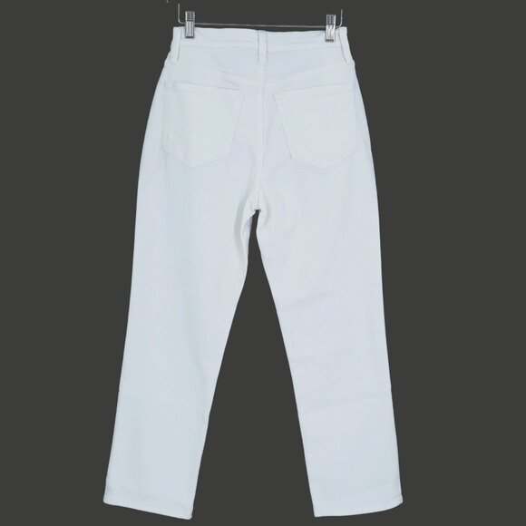 J.Crew Petite Classic Straight Jean In White Women's 26P Casual Everyday Weekend - Picture 6 of 16